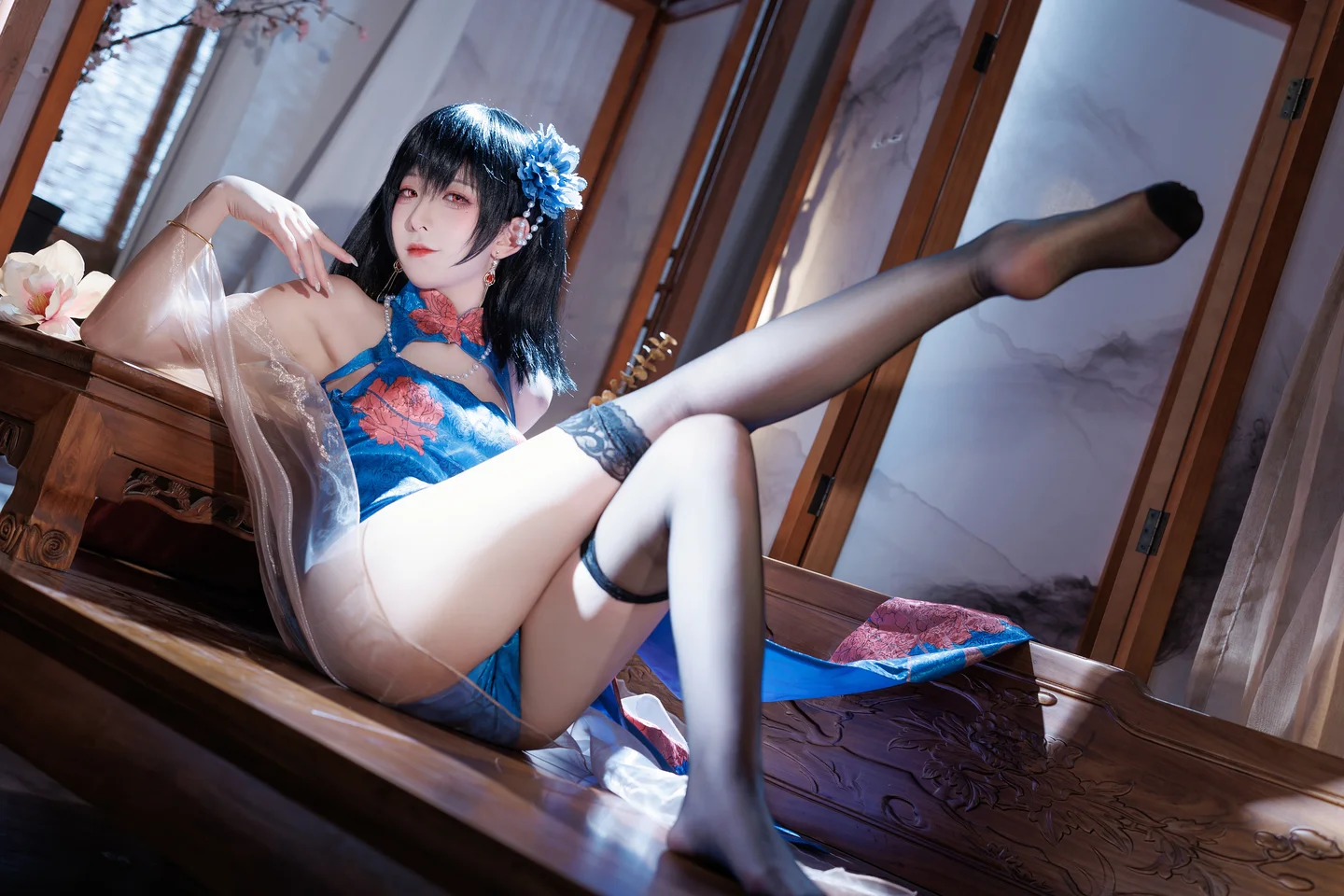封疆疆v - 碧蓝航线·建武 旗袍 [36P-514MB] tg@simisebaisi 【丝足阁】020.webp